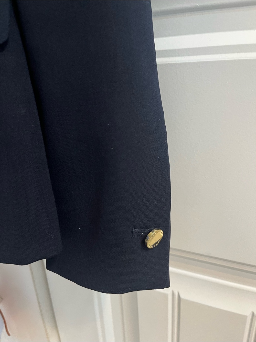 Ivanka Trump Navy Blue Single-Button Tailored Blazer with Gold Buttons New - Picture 3 of 10